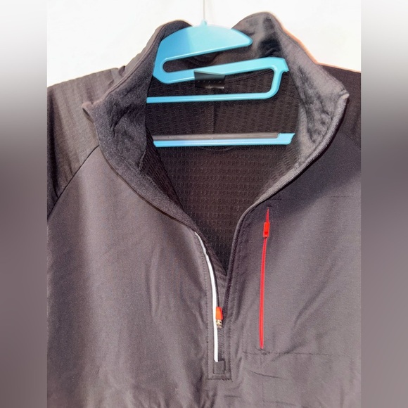 Men’s Black Lightweight Shirt Jacket with Reflective Accents - Picture 2 of 12